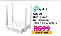 Game TP-Link AC750 Dual-Band Wi-Fi Router offer