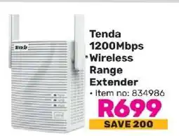 Game Tenda 1200Mbps Wireless Range Extender offer