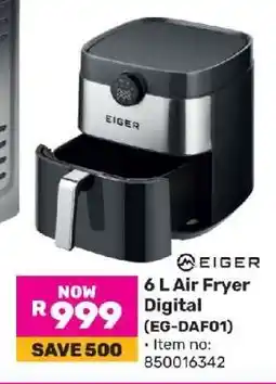 Game Eiger 6 L Air Fryer Digital offer