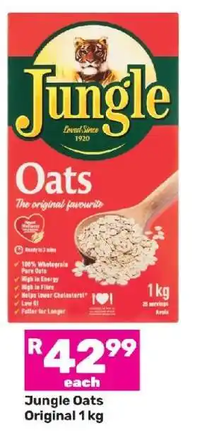 Game Jungle Oats Original 1 kg offer