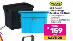 Game ADDIS 68 L Rough Tote Storage Box offer
