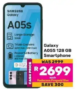 Game Galaxy A05S 128 GB Smartphone offer