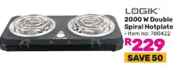 Game LÖGIK 2000 W Double Spiral Hotplate offer