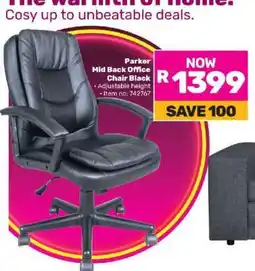 Game Parker Mid Back Office Chair Black offer
