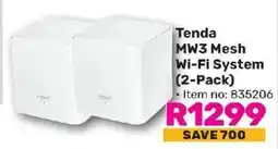 Game Tenda MW3 Mesh Wi-Fi System (2-Pack) offer