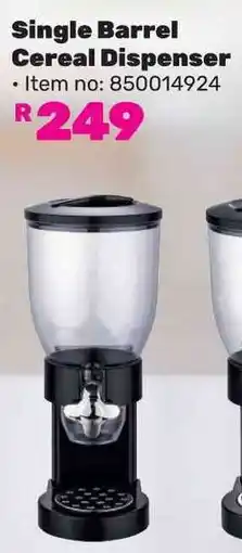 Game Mainstays Single Barrel Cereal Dispenser offer