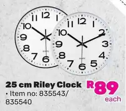 Game Riley Clock offer