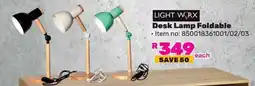 Game Light Worx Desk Lamp Foldable offer