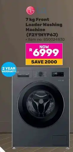 Game LG Front Loader Washing Machine offer
