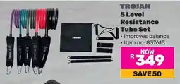 Game TROJAN 5 Level Resistance Tube Set offer