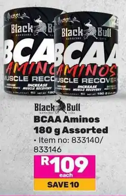 Game Black Bull BCAA Aminos Assorted offer