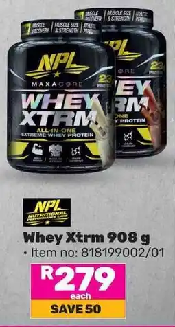 Game NPL Whey Xtrm offer