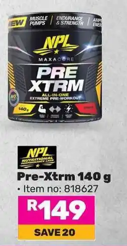 Game NPL Pre-Xtrm offer
