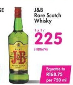 J&B Rare Scotch Whisky 1L