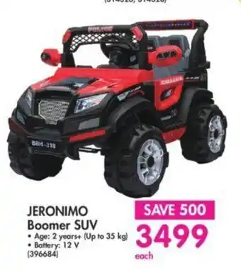 Jeronimo Boomer SUV