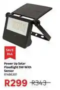 Leroy Merlin Power Up Solar Floodlight 5W With Sensor 81486301 offer