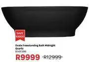 Leroy Merlin Quartz Midnight Ovale Freestanding Bath 81491398 offer