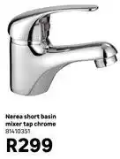 Leroy Merlin Nerea Short Basin Mixer Tap Chrome 81410351 offer