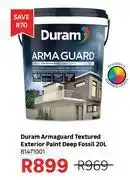 Leroy Merlin Duram 20L Armaguard Textured Exterior Paint Deep Fossil 81471001 offer