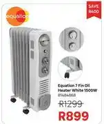 Leroy Merlin Equation 7 Fin 1500W White Oil Heater 81484868 offer