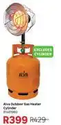 Leroy Merlin Alva Outdoor Gas Heater Cylinder 81481960 offer