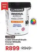 Leroy Merlin Luxens 20L Grecian Universal Acrylic 81495065 offer