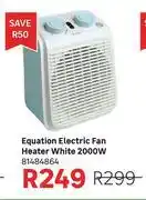Leroy Merlin Equation 2000W White Electric Fan Heater 81484864 offer
