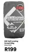 Leroy Merlin KBC Self Leveling Screed 20Kg 81441552 offer
