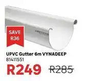 Leroy Merlin UPVC Gutter 6m Vynadeep 81411551 offer