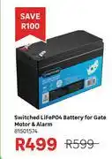 Leroy Merlin Switched LifePO4 Battery For Gate Motor & Alarm 81501574 offer
