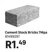 Leroy Merlin Cement Stock Bricks 7Mpa 81499297 offer