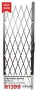 Leroy Merlin UD Doors Securus Security Gate Charcoal 813 x 2000mm 81488922 offer