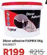 Leroy Merlin FIXPRIX Decor Adhesive 81456677-5Kg offer
