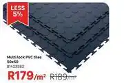 Leroy Merlin Multi Lock PVC Tiles 81423582 50 x50-Per m² offer