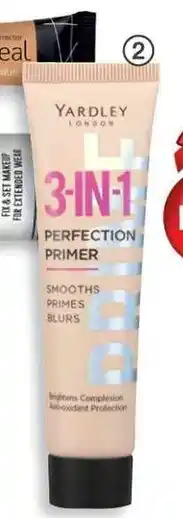 Dis-Chem Yardley 3-in-1 Perfection Primer offer