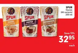 Makro SPUR Sauces offer