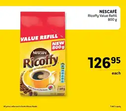Makro NESCAFÉ Ricoffy Value Refill offer
