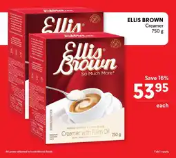 Makro ELLIS BROWN Creamer offer