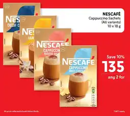 Makro NESCAFÉ Cappuccino Sachets offer
