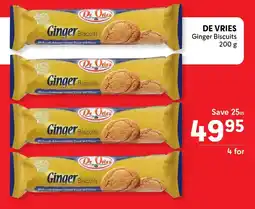 Makro DE VRIES Ginger Biscuits offer