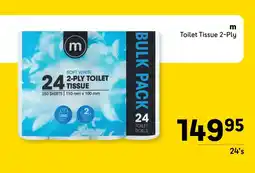 Makro m Toilet Tissue 2-Ply offer