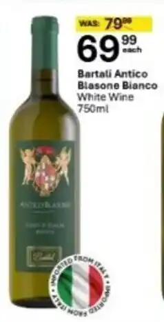 Liquor City Bartali Antico Blasone Bianco White Wine offer