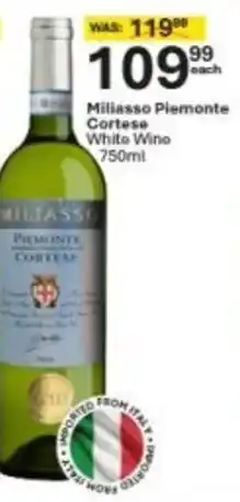 Liquor City Miliasso Piemonte Cortese White Wine offer