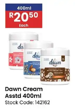 Africa Cash and Carry Dawn Cream Asstd offer