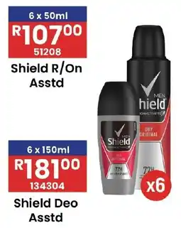 Africa Cash and Carry Shield Deo Asstd offer