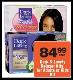 Check Star Dark & Lovely Relaxer Kits for Adults or Kids Kit offer