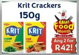 Foodeez Krit Crackers offer