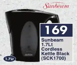 President Hyper Sunbeam Cordless Kettle Black offer