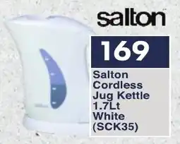 President Hyper Salton Cordless Jug Kettle White offer