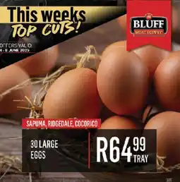 Bluff Meat Supply Large Eggs offer